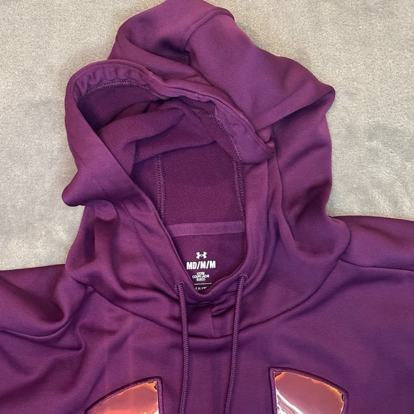 Under Armour Loose Hoodie Sweatshirt Womens Medium - Picture 2 of 7